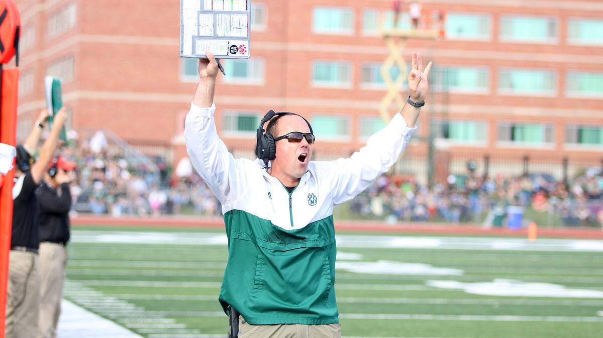 Adam Dorrel led Northwest Missouri State to three championships. The head coach is back in the MIAA to coach Central Oklahoma for the upcoming 2022 season.