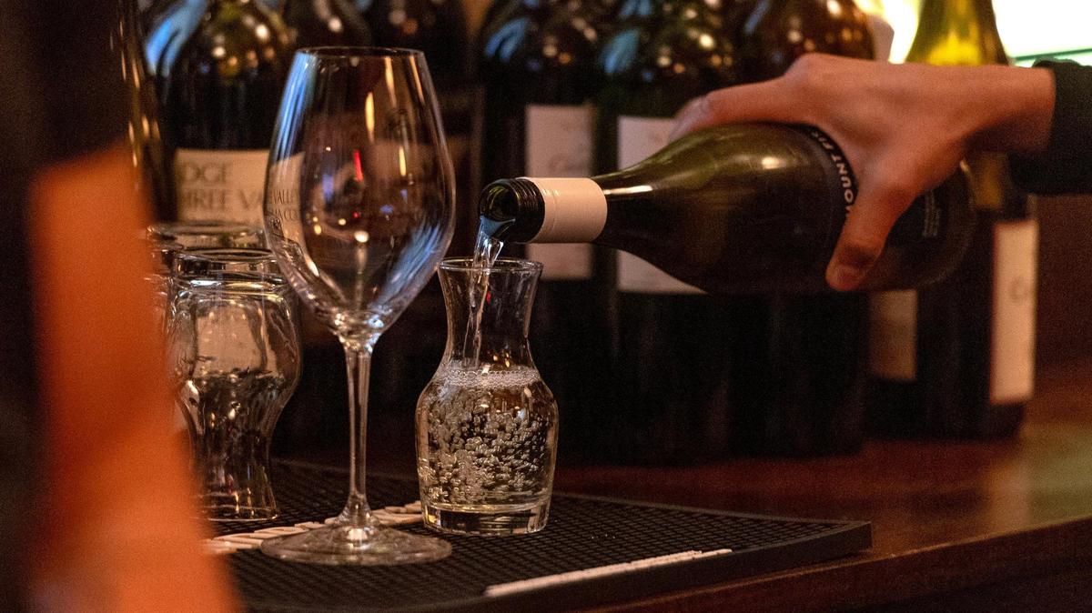 Vita’s drinks menu prioritizes wines and vermouths.