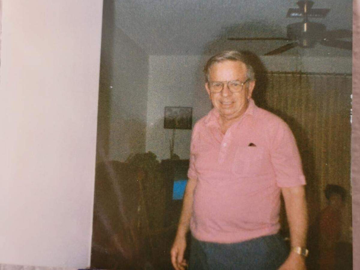 Mike Carroll poses in a photo from the 90s. The certified public accountant and veteran was joyful and lively, according to his family.