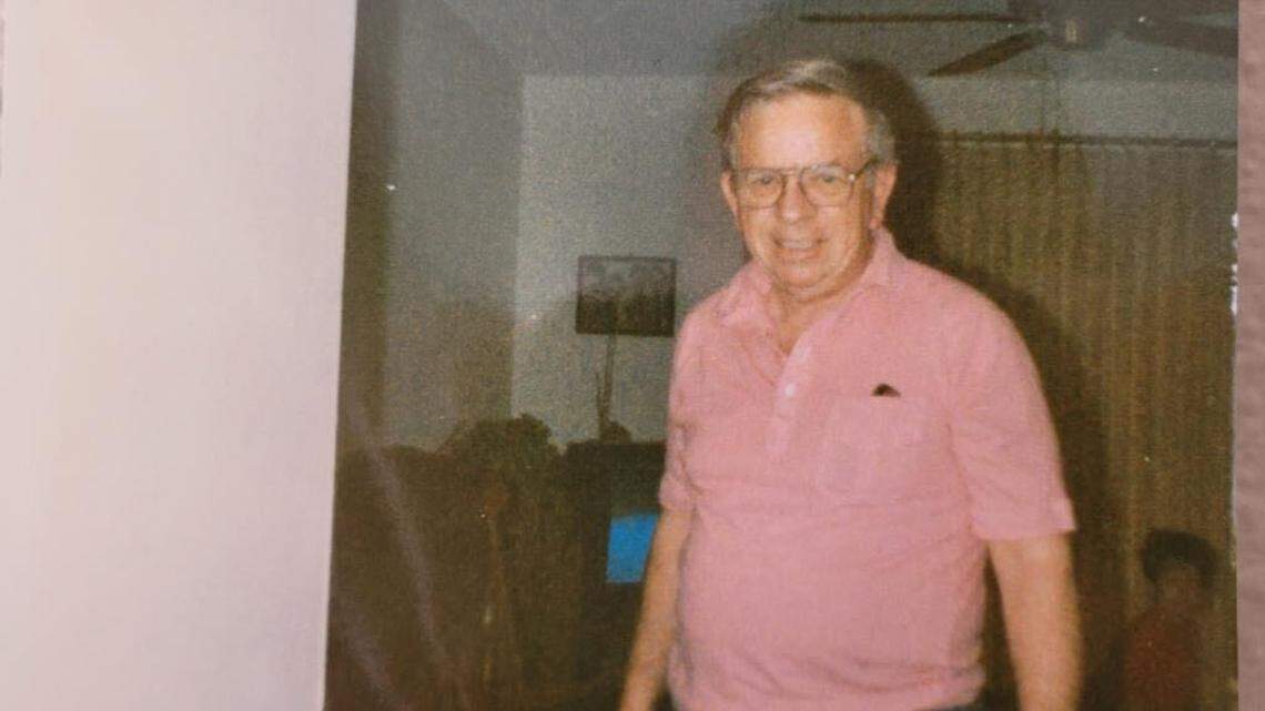 Mike Carroll poses in a photo from the 90s. The certified public accountant and veteran was joyful and lively, according to his family.