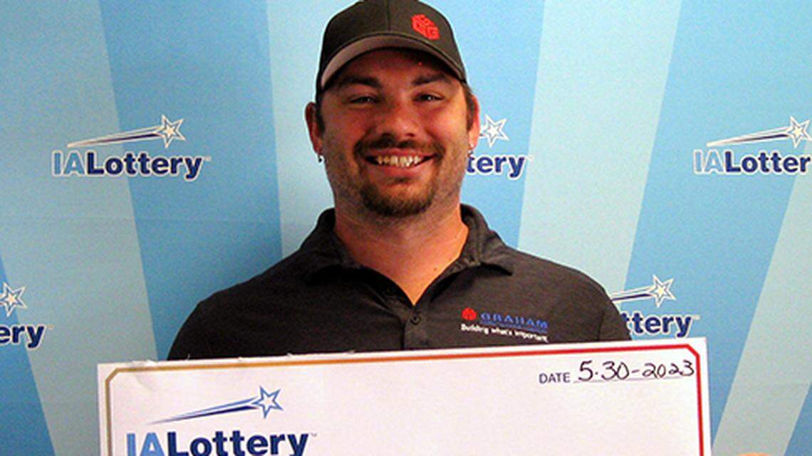 Shawn Lafler won $50,000 playing the Iowa Lottery’s Red Hot Riches scratch-off game.