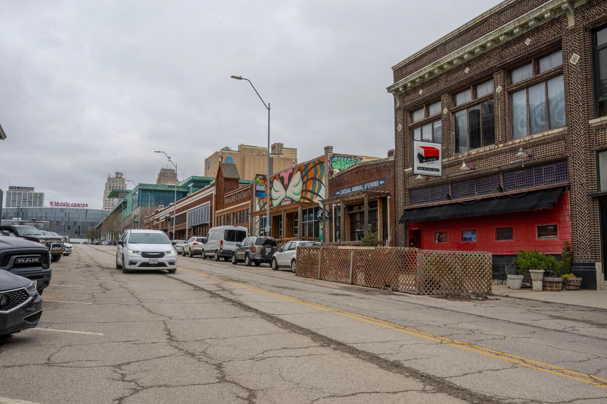 The Brick, at 1727 McGee St., is a longtime hangout of many of the artists and musicians whose values and labor have shaped the modern Crossroads.