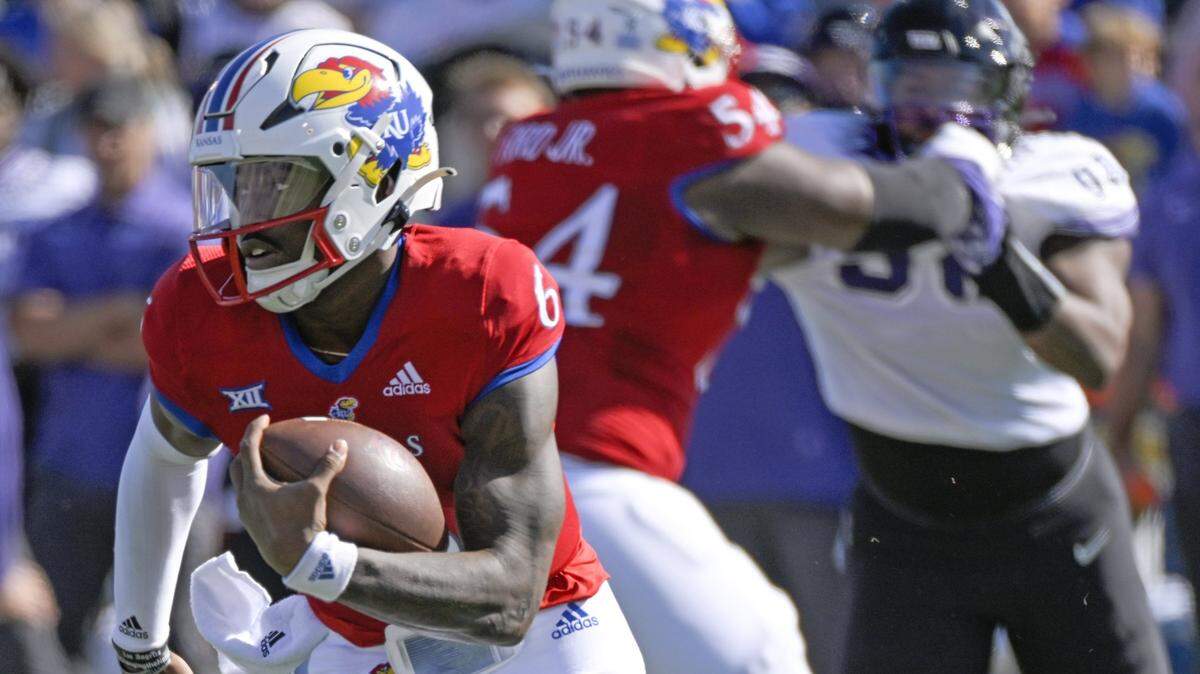 Kansas QB Jalon Daniels and the Jayhawks play in the Liberty Bowl against Arkansas in less than a week.