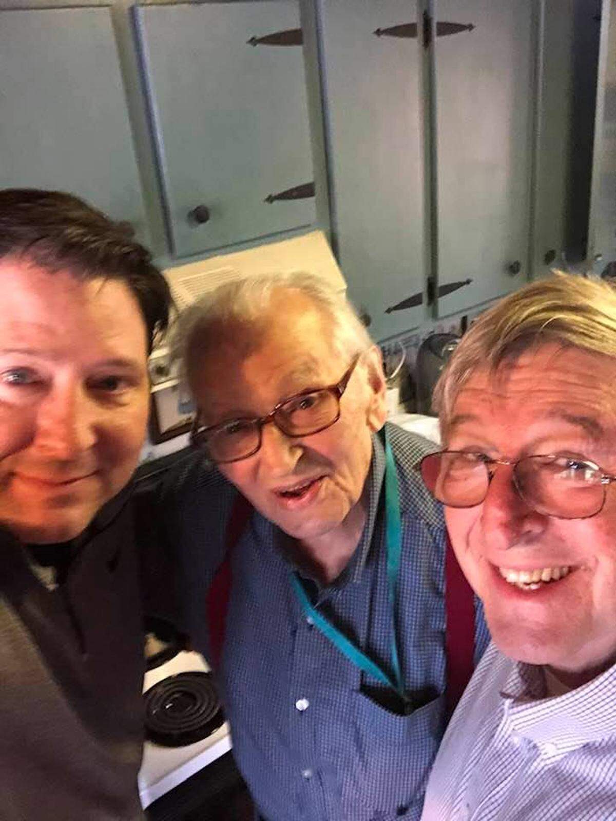 Ron Ryckman, speaker of the Kansas House of Representatives, is pictured with his grandfather and his father. From left to right: Ron Ryckman Jr., Willard Ryckman, and Ron Ryckman, Sr.