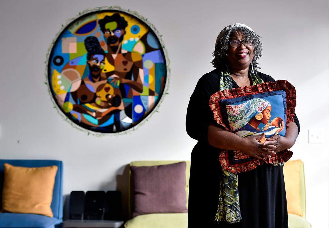Hakima Payne, is chief executive of Uzazi Village, a nonprofit that trains doulas and focuses on bringing about better birth outcomes for Black mothers and infants in Kansas City. Payne also leads the city’s birth equities committee.