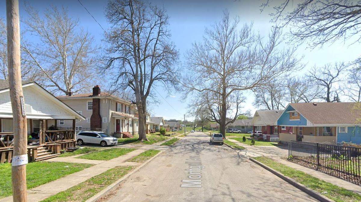 Kansas City police found the body of Adam Blackstock, of Grandview, in a vehicle recovered from the 4600 block of Montgall Avenue in Kansas City. This Google Maps Street View image from April 2022 shows the area.
