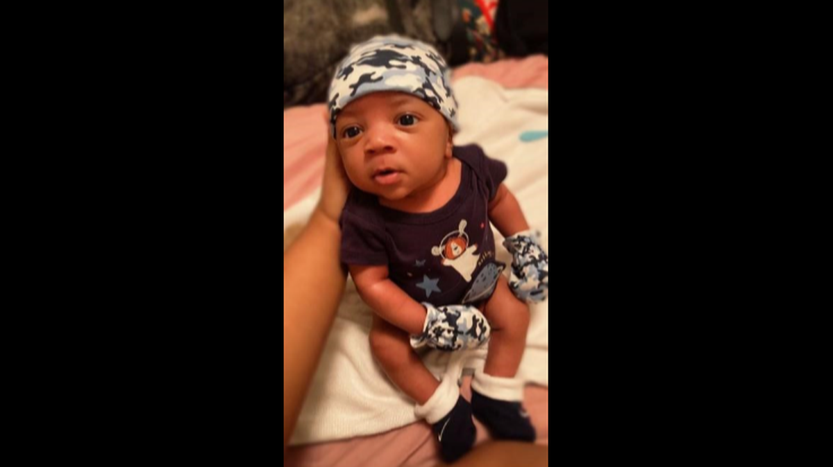 Kansas City police reported 1-month-old Namir Hopkins found, but an investigation continues into his disappearance.