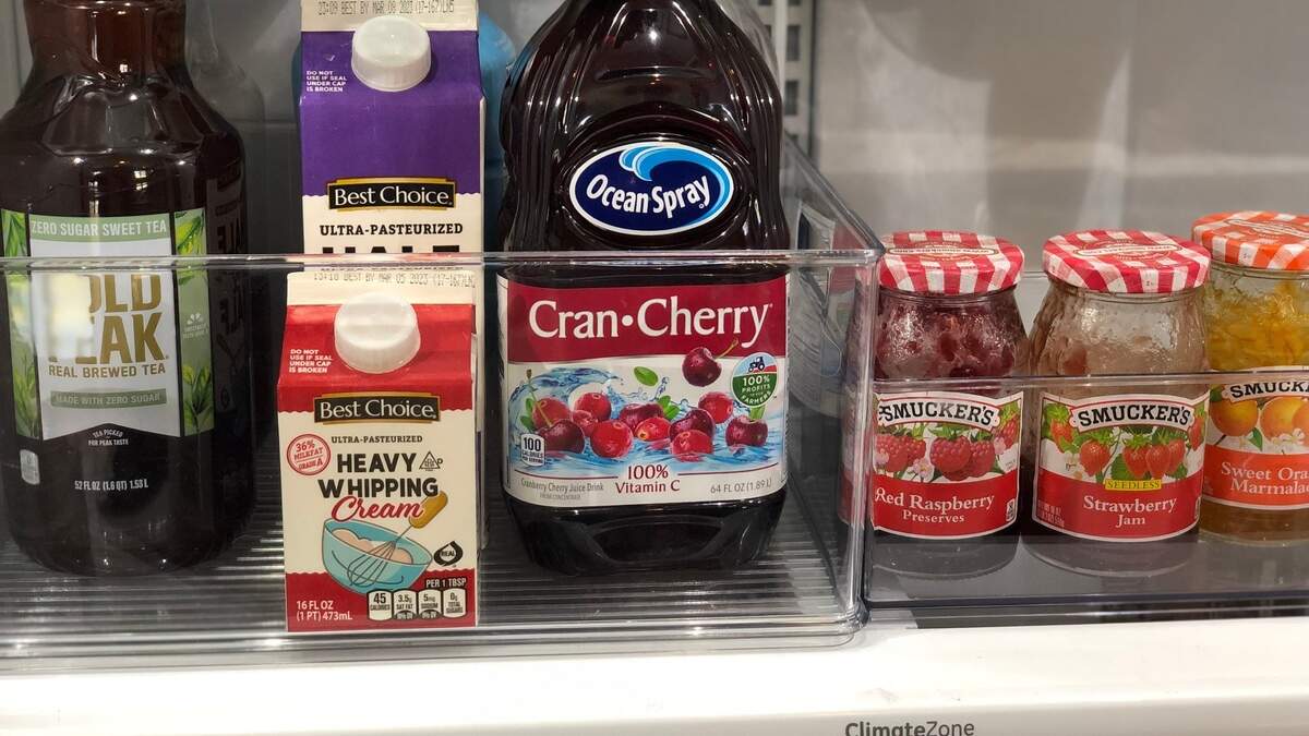 Clear plastic bins had a very brief moment in Sherry Kuehl’s life (and refrigerator).