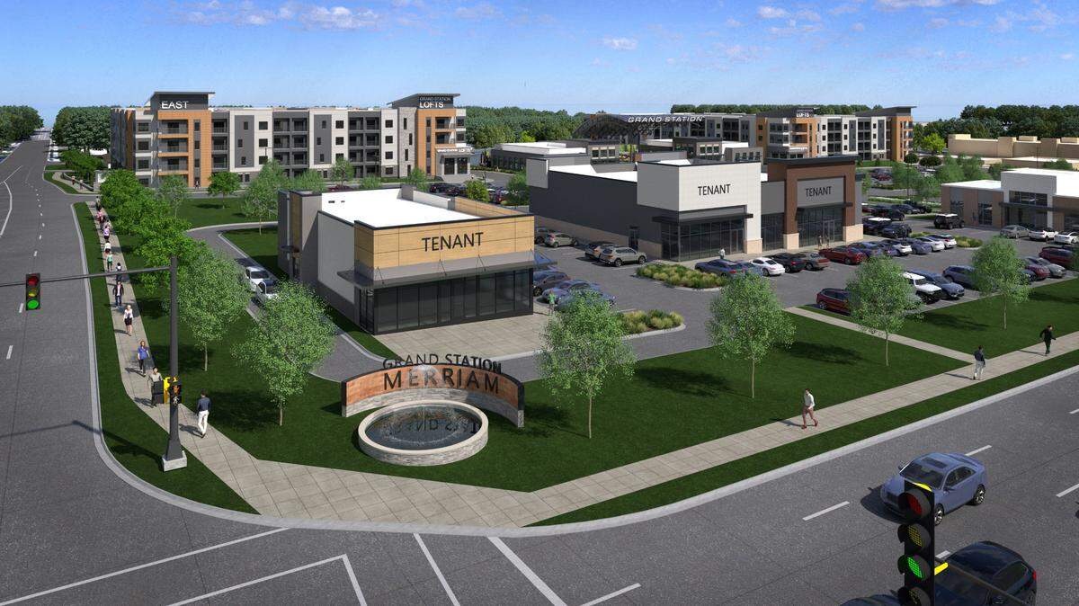 A rendering of Merriam Grand Station.
