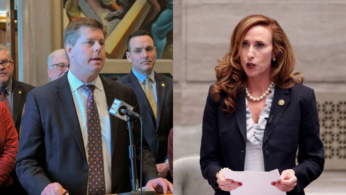 Missouri House Speaker Dean Plocher of St. Louis and state Sen. Holly Thompson Rehder from Sikeston, both Republicans, are running for lieutenant governor in 2024.