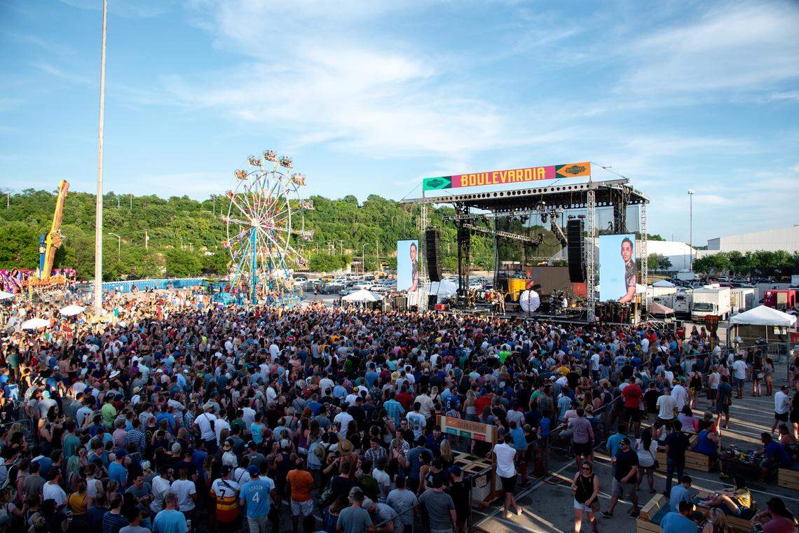 An archival photo of Boulevardia from 2018.