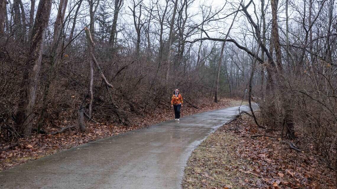 This popular Northland trail once diverted onto sidewalks. Now it connects two parks