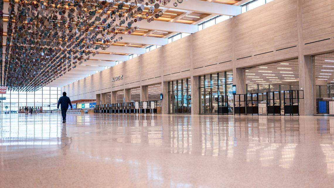 A tale written in stone at new KCI airport entrance might change your view forever