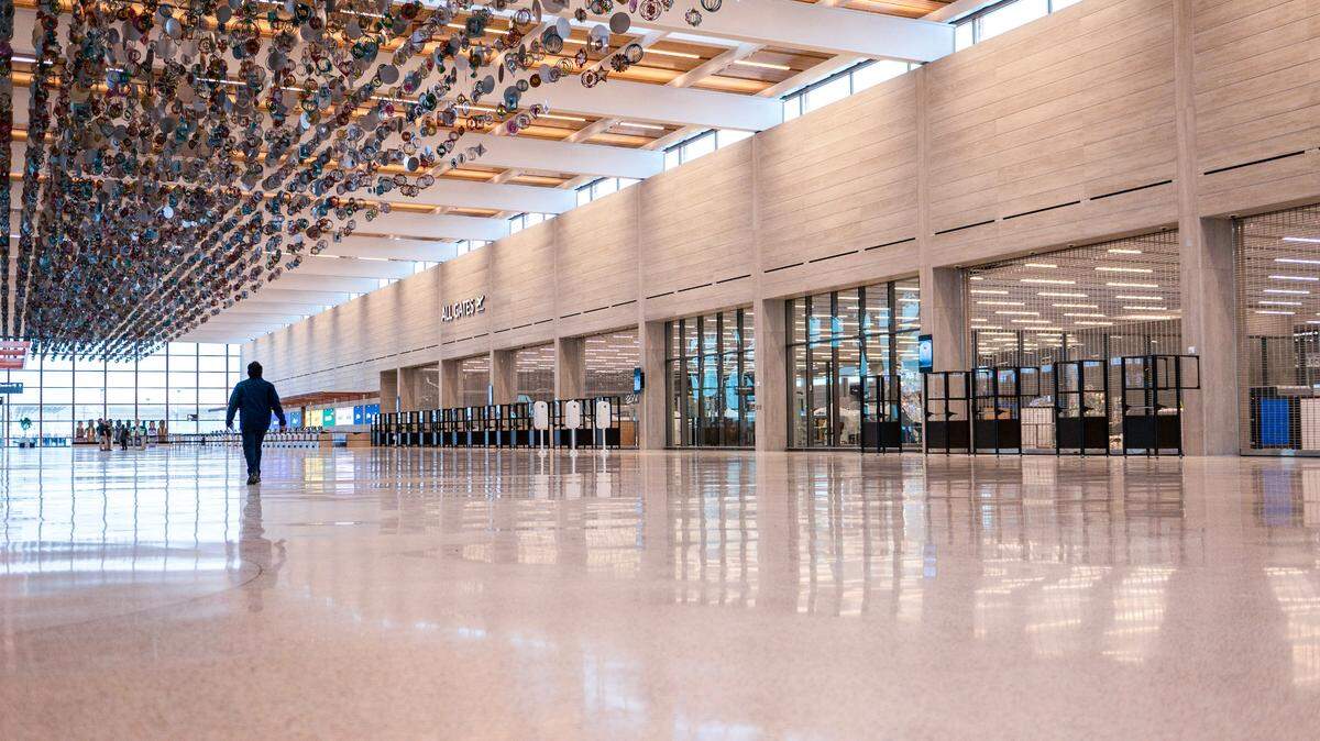 A tale written in stone at new KCI airport entrance might change your view forever