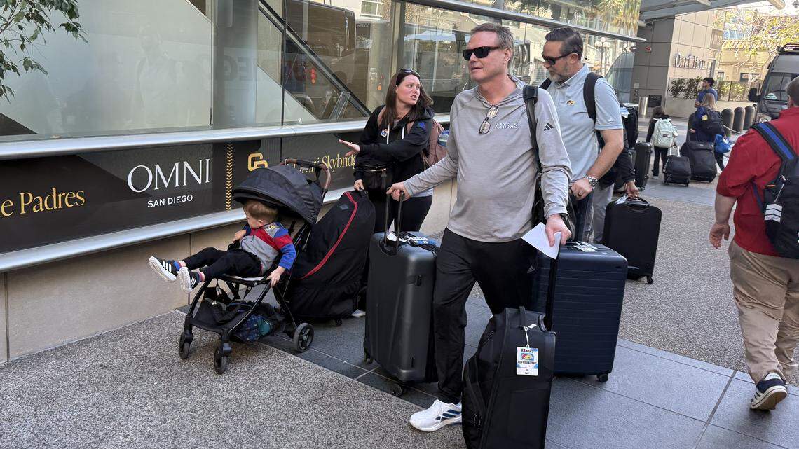 Jayhawks arrive in San Diego for NCAA Tournament: ‘This is an impressive place’