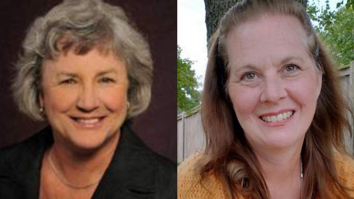 Connie O’Brien, left, and Debby Potter