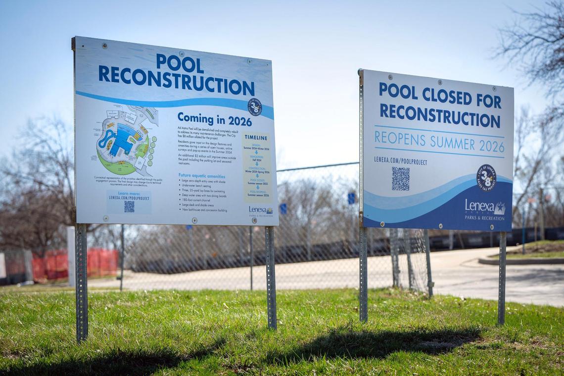 Lenexa voters will decide in a mail-in election whether to renew the existing 3/8-cent retailers’ sales tax, which was first approved in 2008 and is currently in place. The renewal would extend the tax through 2048. The tax may help projects underway by the city including the Ad Adstra pool reconstruction.