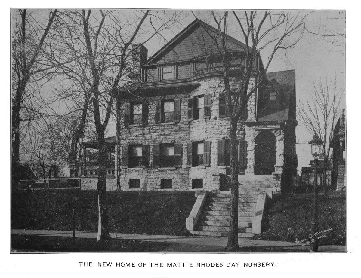 The Mattie Rhodes Day Nursery occupied this building at 1734 Jefferson St. from 1916 to 1966.