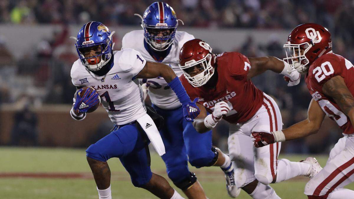 Pooka Williams rushed for 252 yards against Oklahoma on Saturday night.