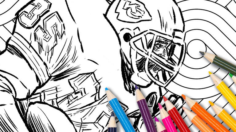 Remember this Kansas City Chiefs great? Color your way to the Super Bowl with Christian Okoye