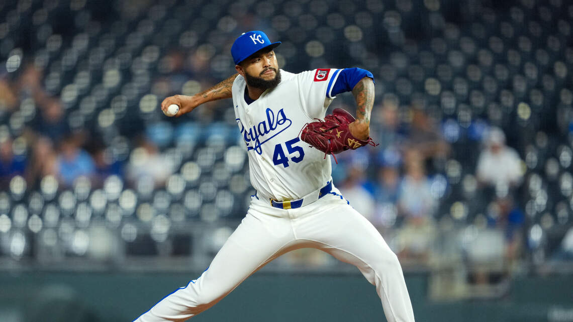 Royals pitcher Carlos Duran reached a career milestone against the Athletics