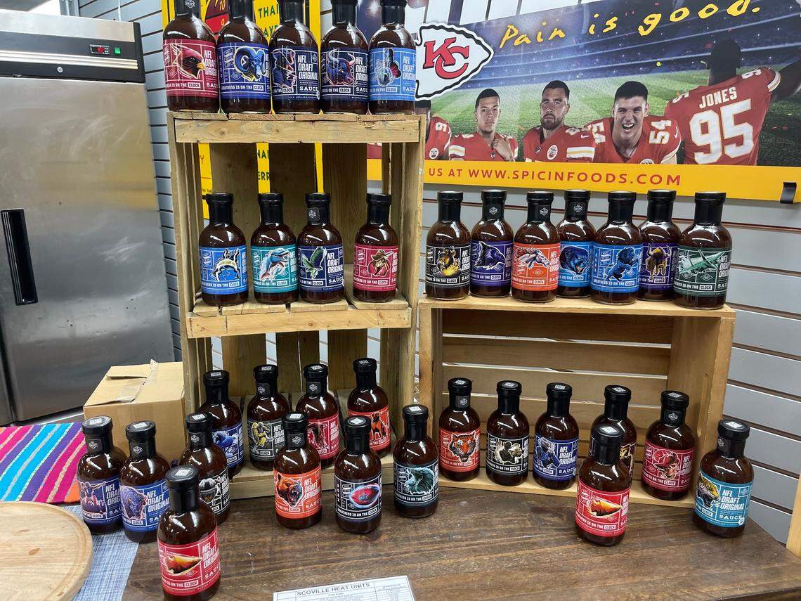 During the 2023 NFL Draft, each player will take home a custom bottle of this specialty BBQ sauce with a label representing their team.