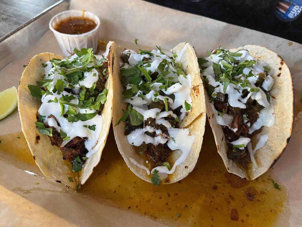 Suadero tacos are served at Kansas City Taco Company at 520 Walnut St. in Kansas City.