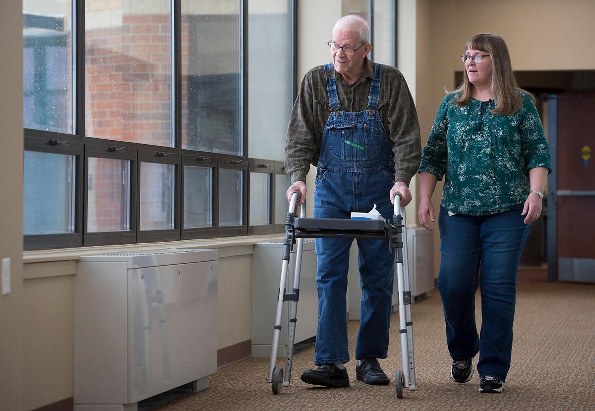 “He still needs care, but I can’t afford it and he definitely can’t afford it,” Nyoka Isabell says of her father, Herbert Shaffer, who lives at the care center at Lakeview Village in Lenexa.