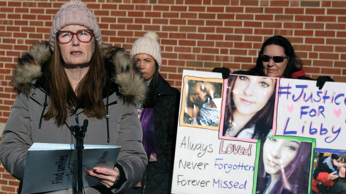 Cindy Caswell on Monday called for a new, independent investigation into the 2017 death of her daughter Libby Caswell, saying her death was a murder, not a suicide. Caswell made her plea outside the Jackson County Courthouse in Independence, surrounded by friends and family, as well as members of the Justice Project, a program of Alliance for HOPE International, which investigated her death.