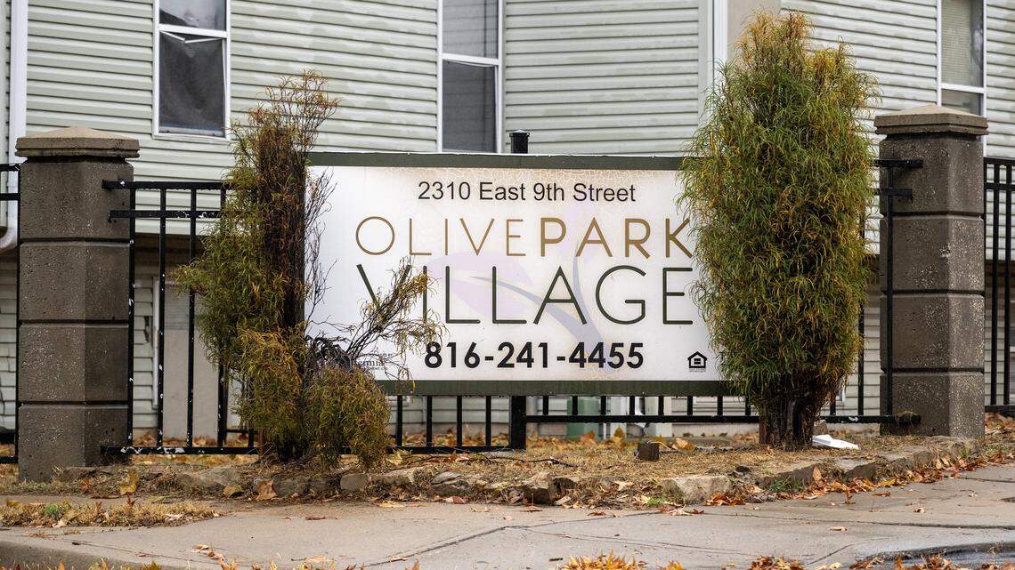 Olive Park Village Apartments at 2310 E. 9th St., are pictured on Friday, Nov. 21, 2025, in Kansas City.