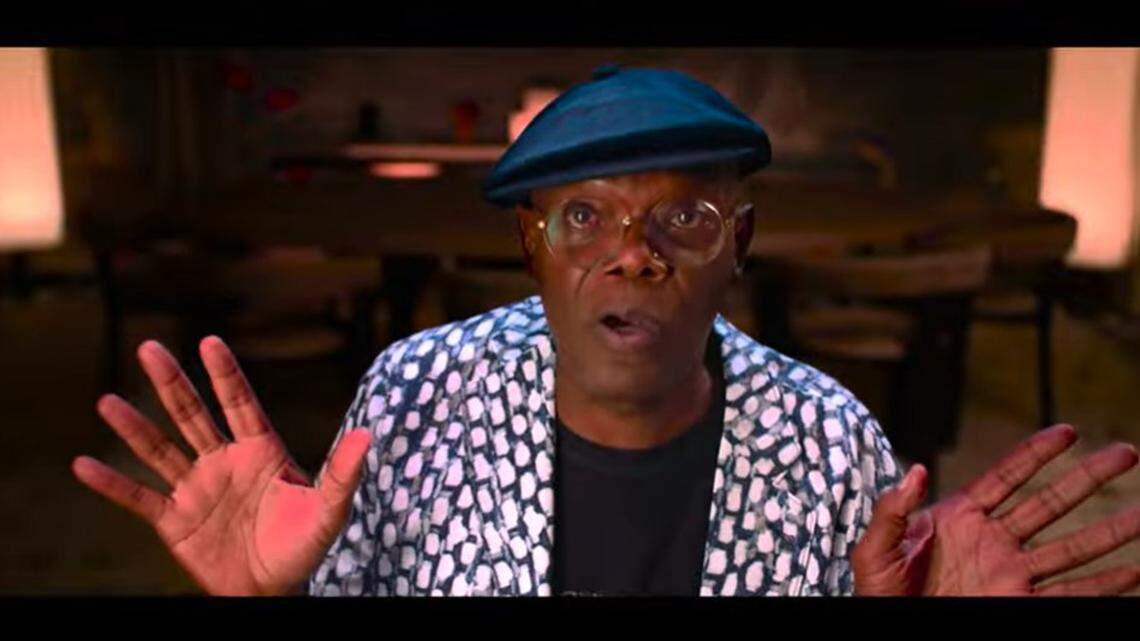 Actor Samuel L. Jackson narrated a video ahead of the Chiefs’ game against the Falcons.