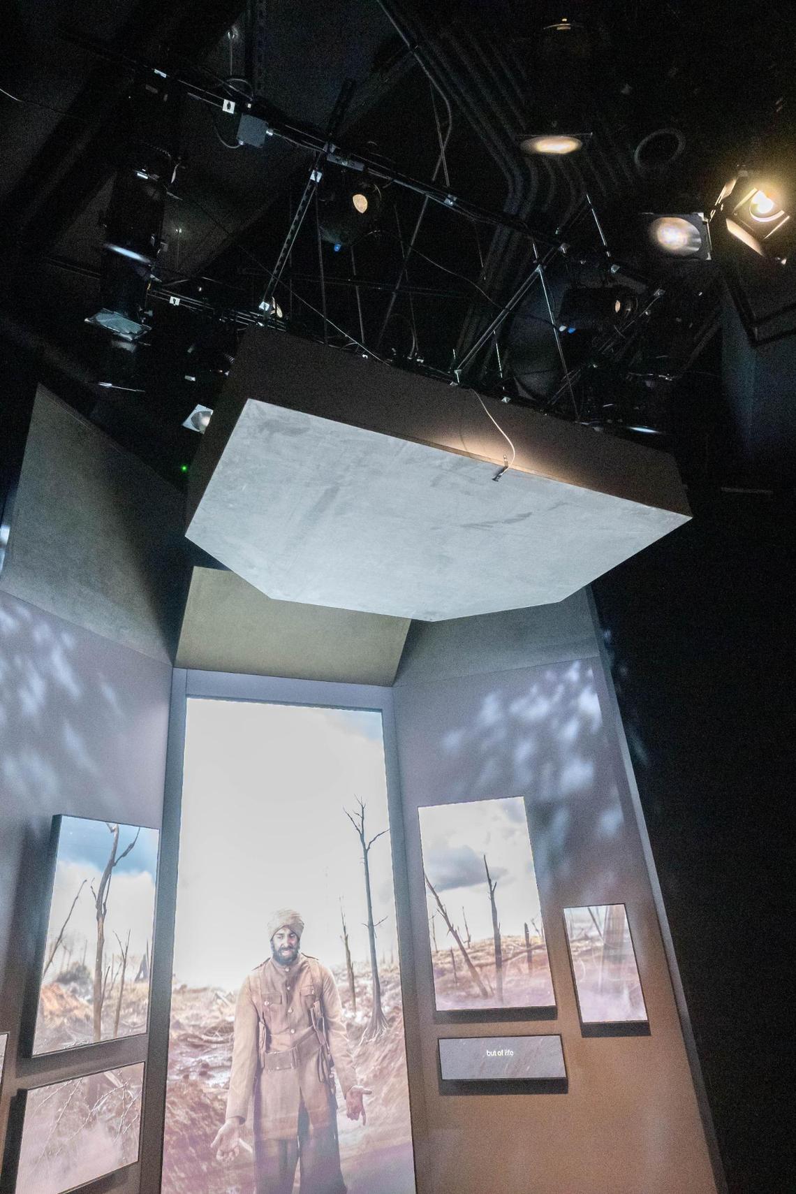 Encounters, a new exhibit at the World War I Museum and Memorial, opened to the media for a sneak peak ahead of Memorial Day, on Wednesday, May 21, 2025. The exhibit uses immersive technology to share first-person narratives, performed by actors, of those impacted by the Great War. The exhibit uses immersive lighting, ultra fine LED boards, and Holoplot spacial audio, the same as used in the Sphere in Las Vegas.