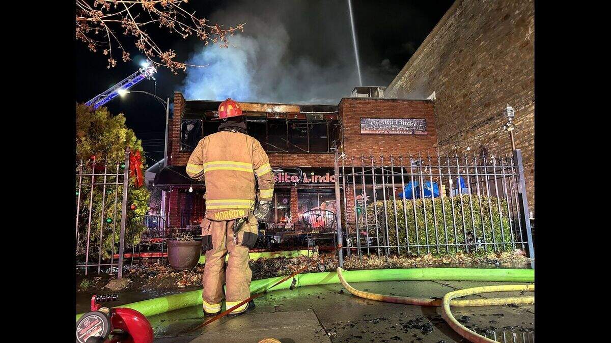 An overnight fire swept through Cielito Lindo, devastating the Mexican restaurant that has been a longtime fixture of downtown Lawrence, Kansas. Investigators on Thursday were trying to determine the cause and origin of the fire, according to the Lawrence-Douglas County Fire Medical