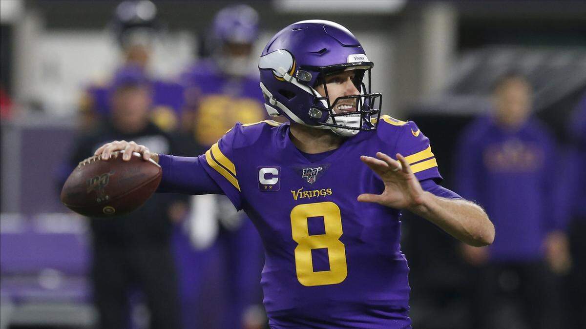 Minnesota Vikings quarterback Kirk Cousins