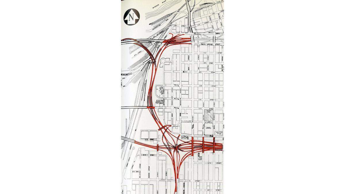 Plan for the fourth and final phase of the Downtown Loop, n.d. 