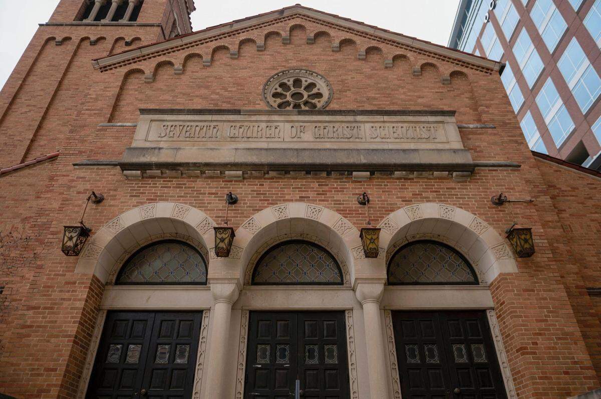Seventh Church of Christ, Scientist, at the northwest corner of 47th Street and Pennsylvania Avenue on the Country Club Plaza, could be demolished to make way for redevelopment.