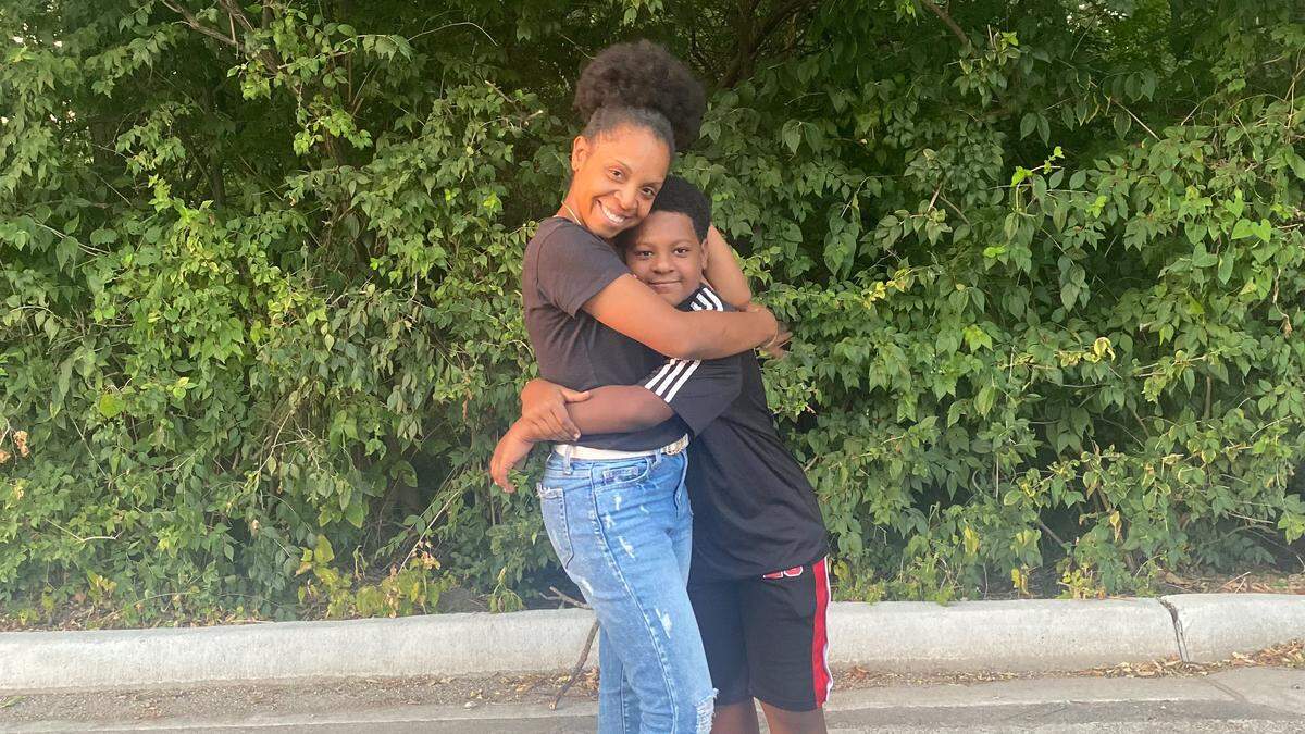 Lucas Long, 15, pictured with his mother, Qu’Sha Barbee, 35. Barbee is mourning the loss of Long, who died in a shooting Jan. 8, 2026