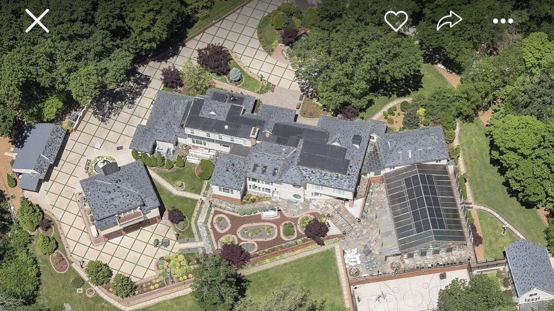 This mansion is listed for $4.49 million in a St. Louis suburb.
