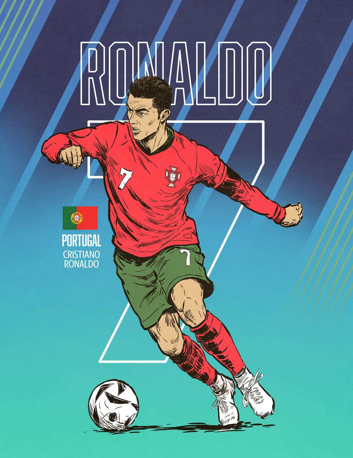 Portugal forward Cristiano Ronaldo