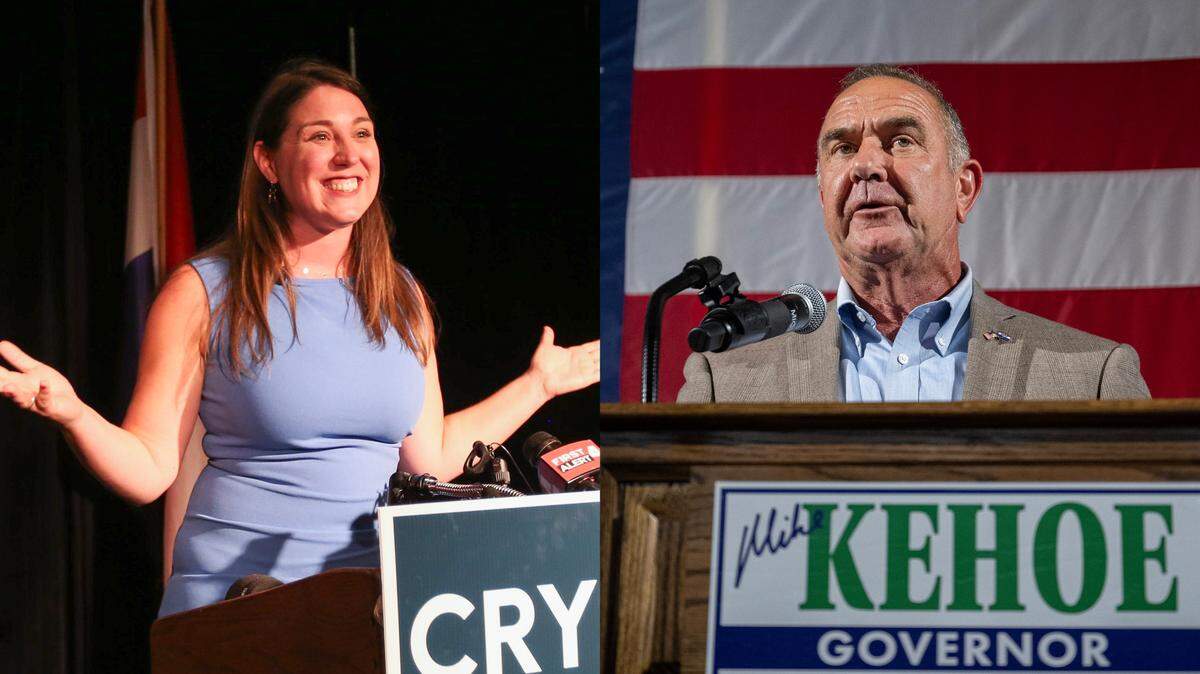 Democrat Crystal Quade and Republican Mike Kehoe.