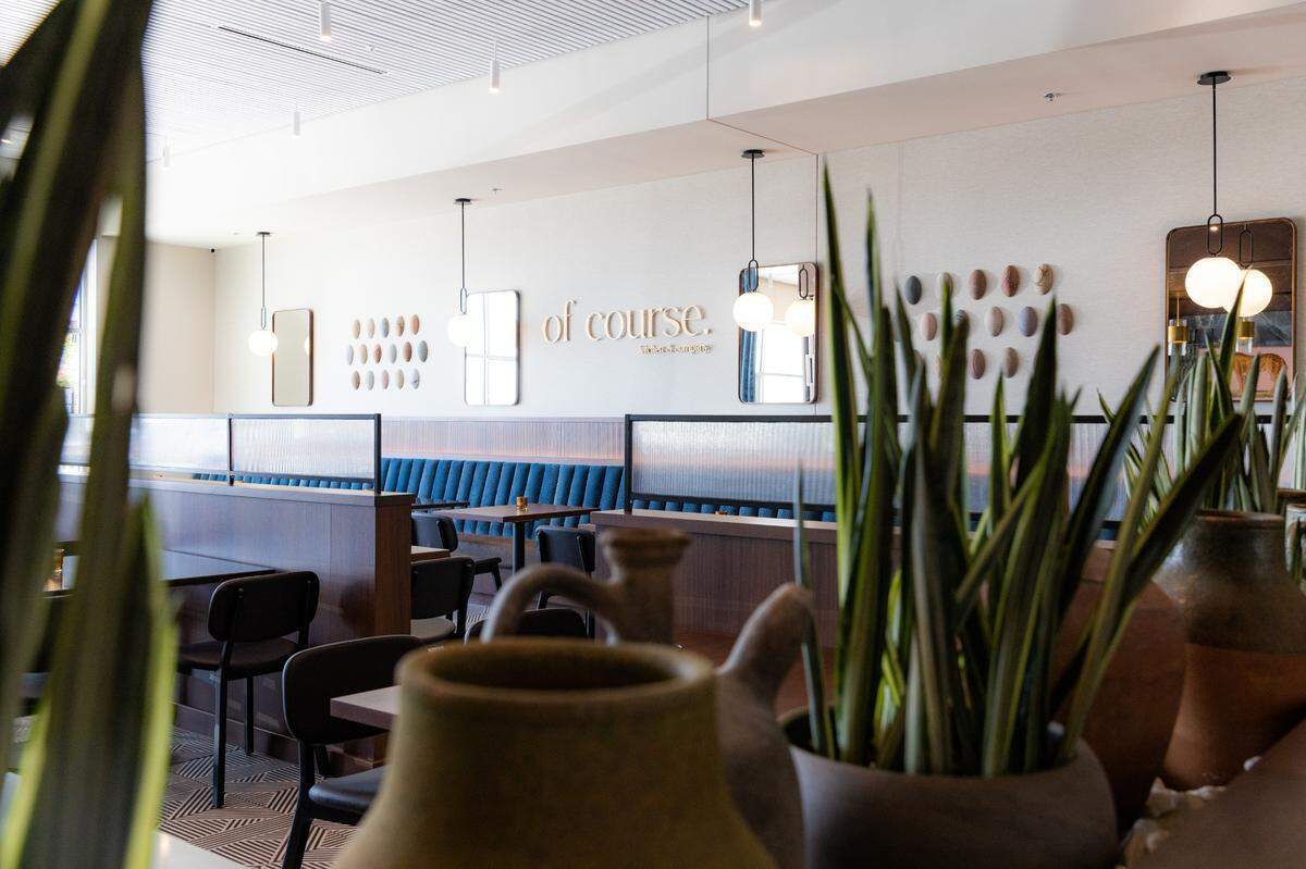 Of Course opens its doors to the public Aug. 3. Its owner, Swetha Newcomb, said the restaurant is decorated with pottery from local artist Elaine Buss.