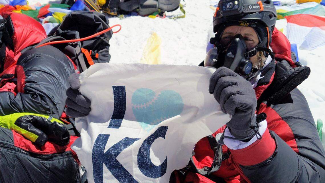 Thomas Becker represented Kansas City when he recently reached the summit of Mt. Everest.