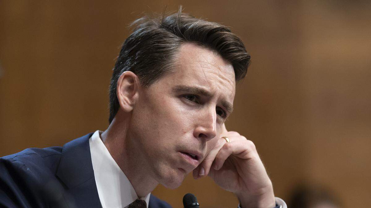 Sen. Josh Hawley, a Missouri Republican