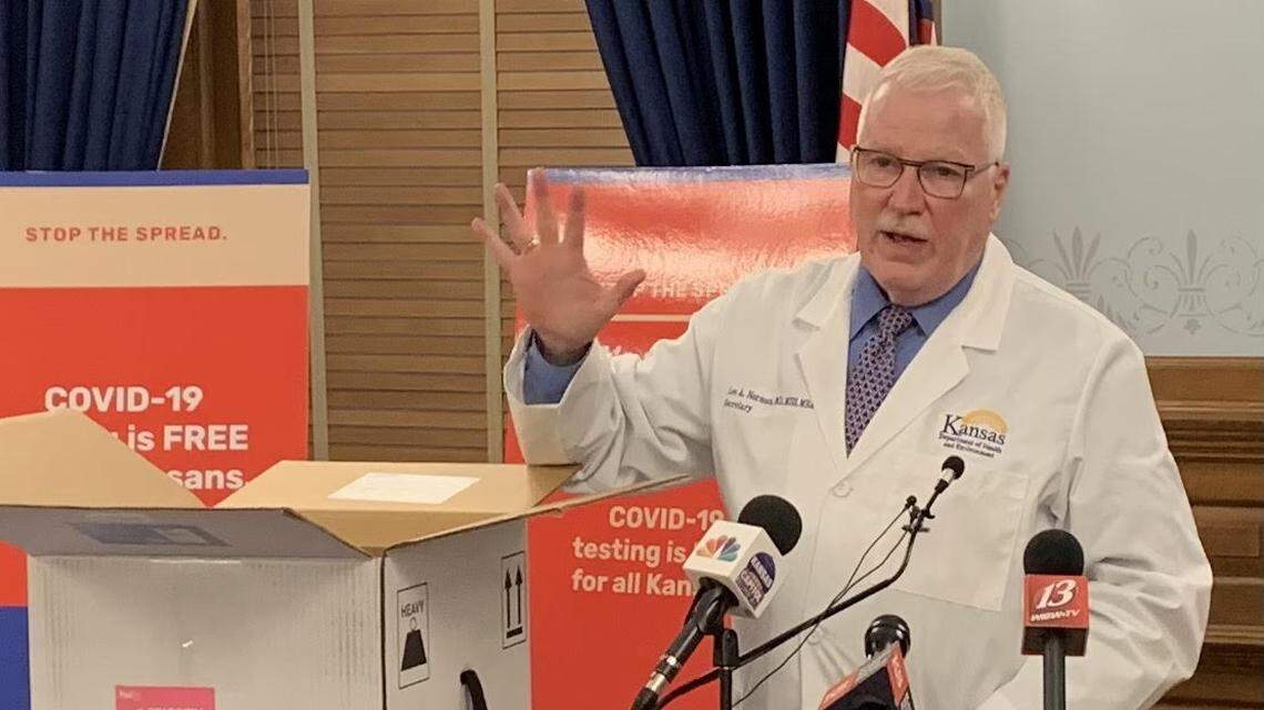 Kansas Department of Health and Environment Secretary Lee Norman on Wednesday.
