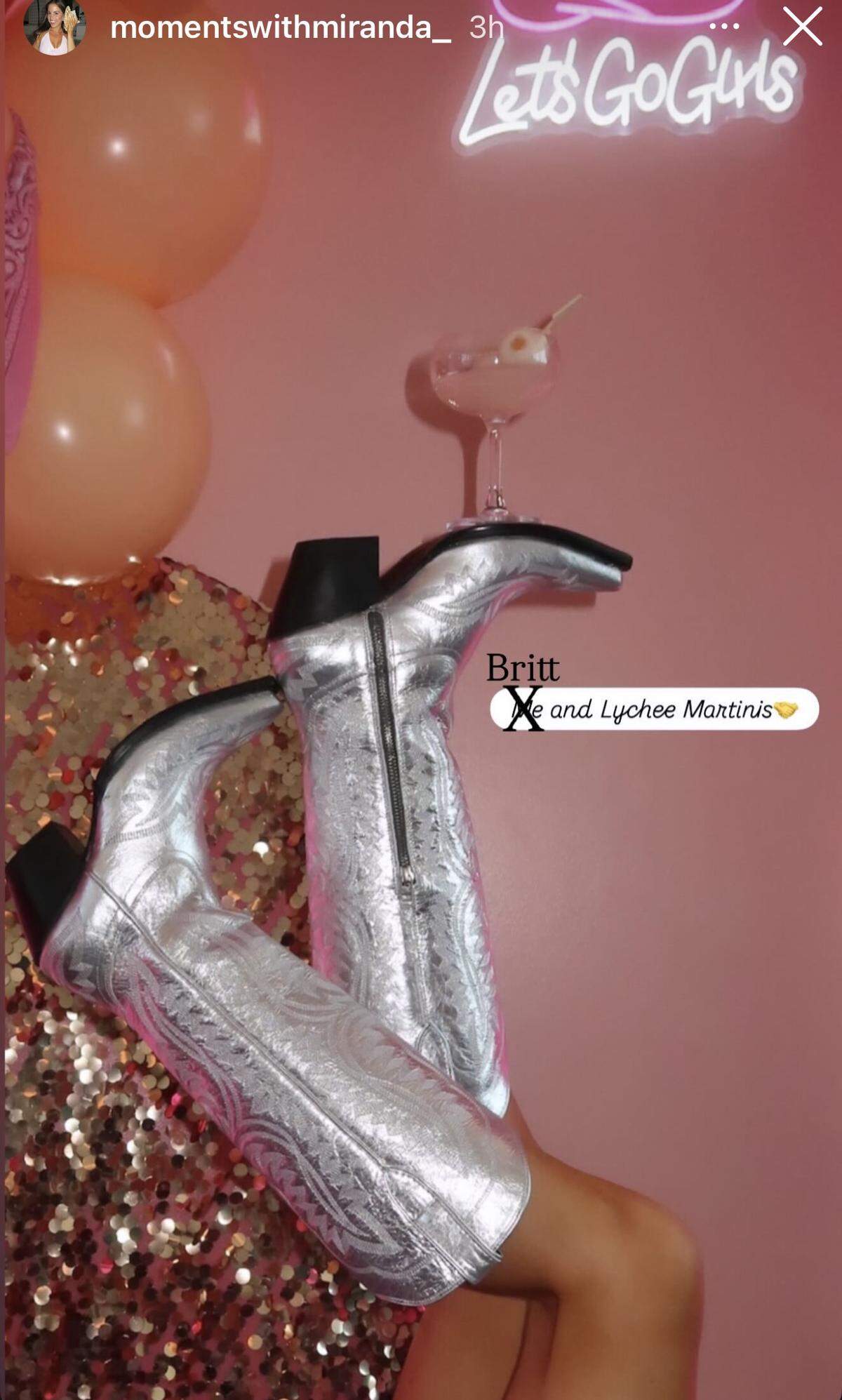 Mahomes kicked up her birthday heels.