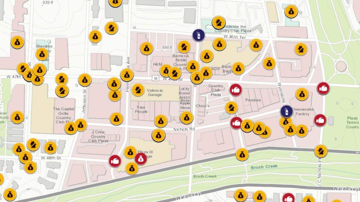 Kansas City police’s crime map showed that from June 1 to Aug. 22, there were no incidents reported at the Starbucks location. There were, however, numerous incidents of theft and assaults reported around the Plaza.