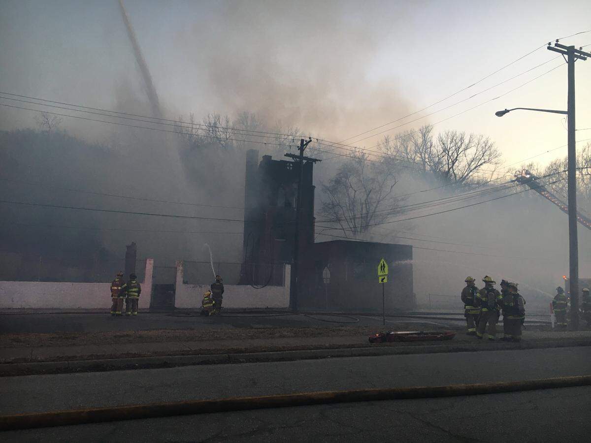 Kansas City, Kansas, Fire Department crews battled a fire Tuesday at St. John the Divine Church at 2511 Metropolitan Avenue. The church was not in use at the time of the fire and no injuries were reported.