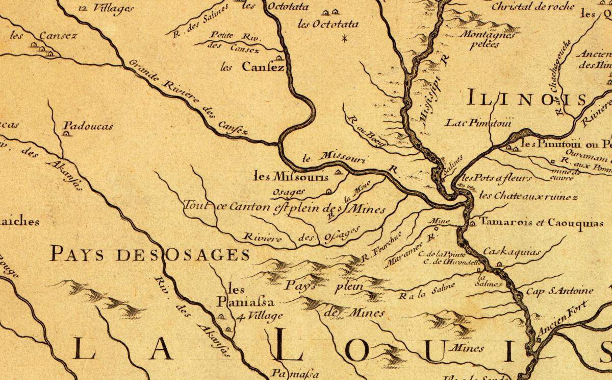 De L’Isle’s “Carte de la Louisiane et du cours du Mississippi,” 1718