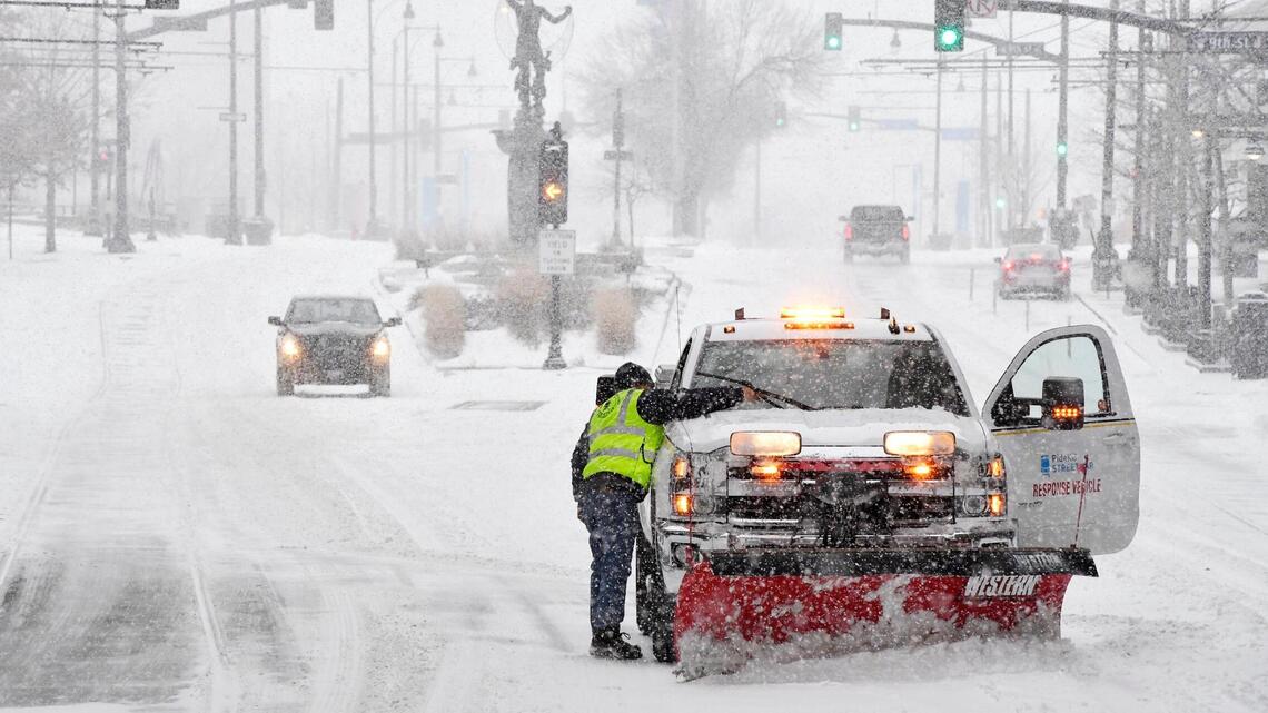 Snowy conditions close COVID testing sites around Kansas City