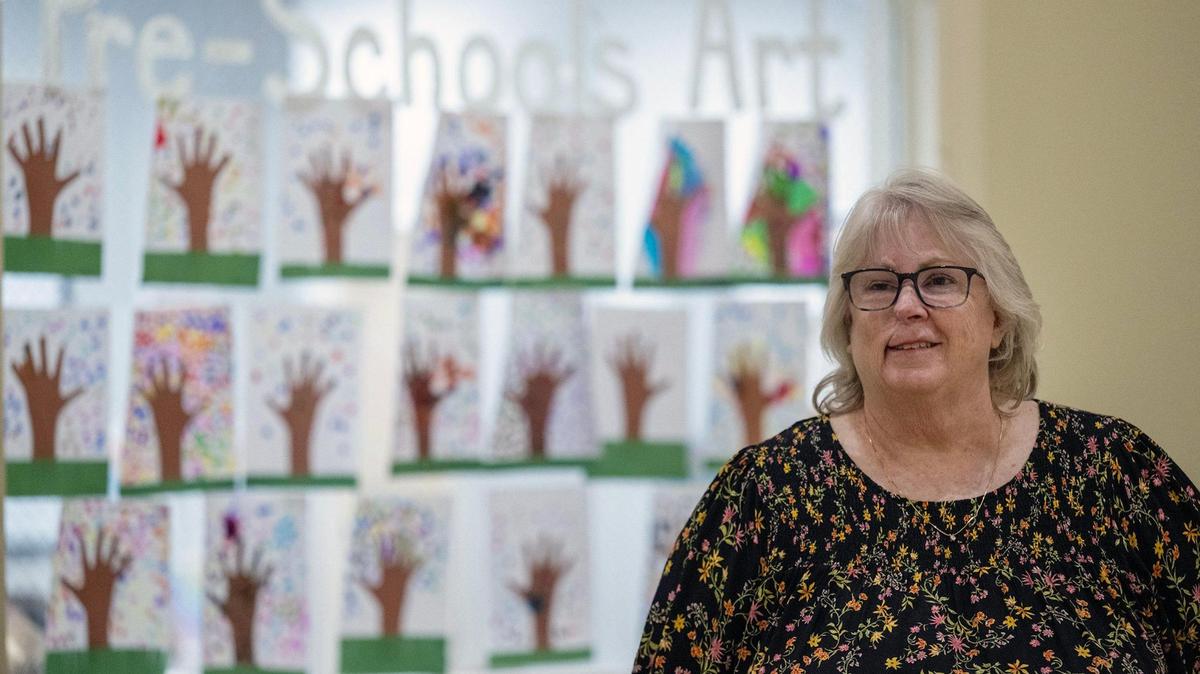 Dana Broockerd, founder of Day Brook Learning Center, in Spring Hill, Kansas. With an increase of families moving to southern Johnson County, there is an increased demand for child care.